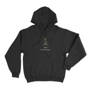Comfort In Chaos Unisex Hoodie Black