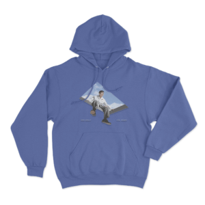 Ctrl Escape Unisex Hoodie Blue