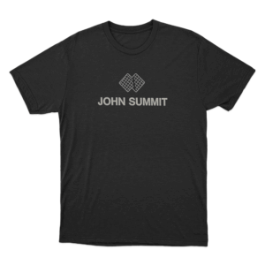 John Summit Grid Unisex T Shirt Black